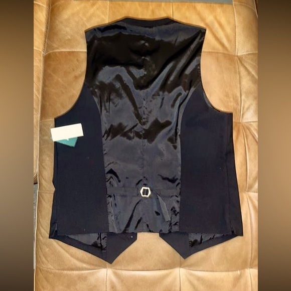 Men’s black waistcoat - Picture 4 of 10